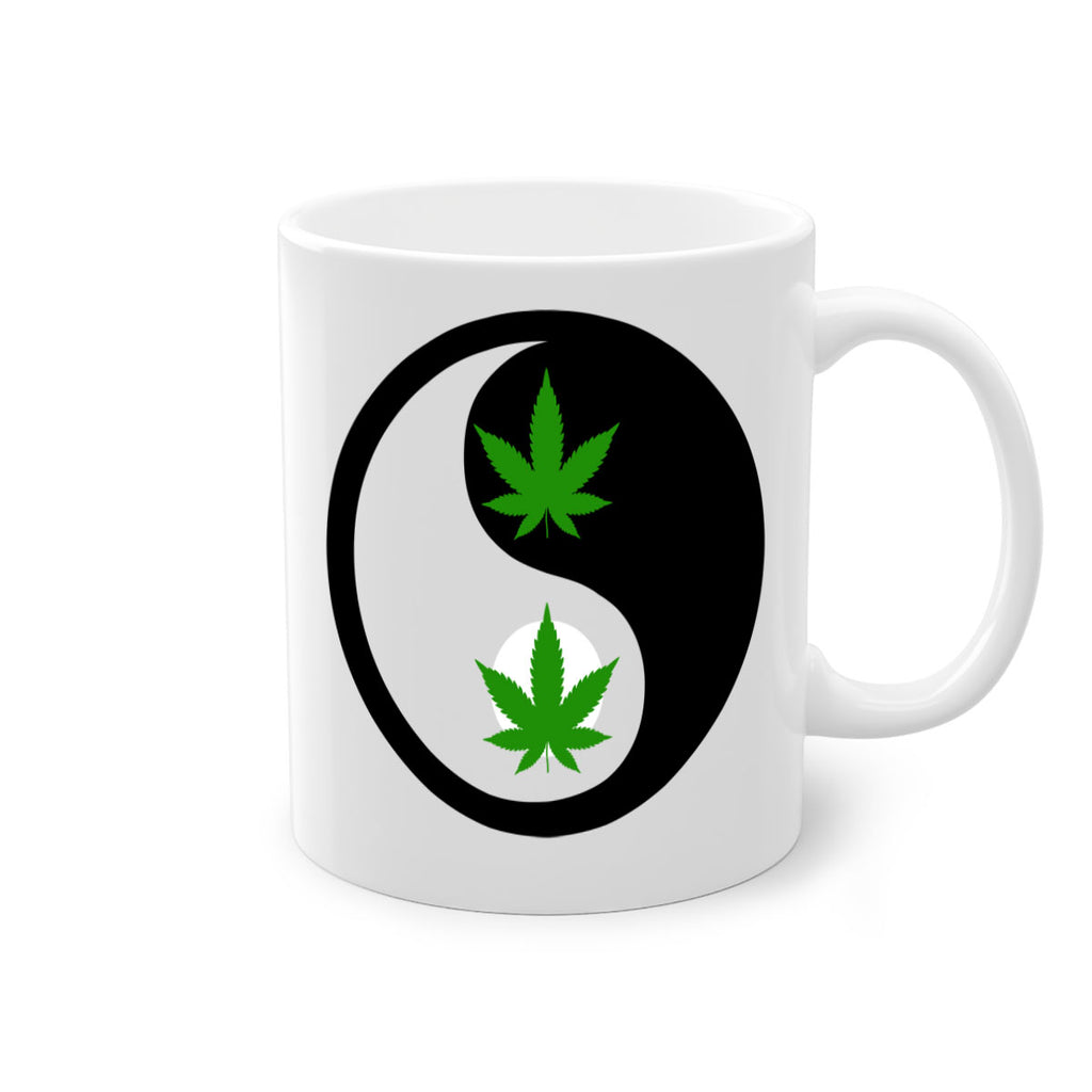 yin and yang weed 311#- marijuana-Mug / Coffee Cup