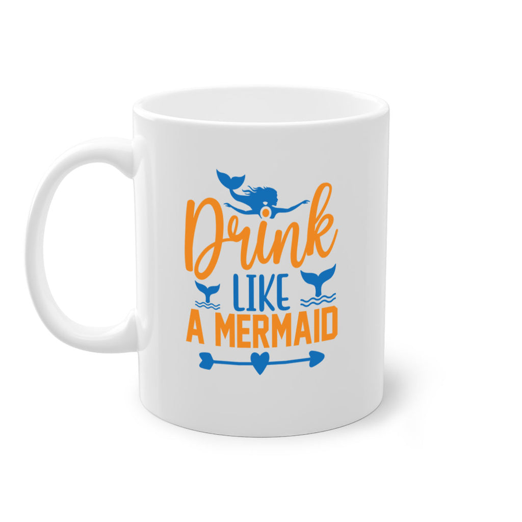 Drink Like a Mermaid 142#- mermaid-Mug / Coffee Cup