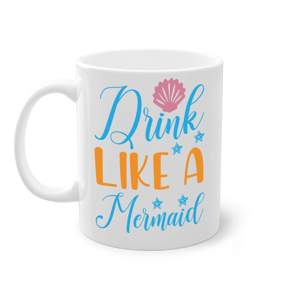 Drink Like a Mermaid 153#- mermaid-Mug / Coffee Cup
