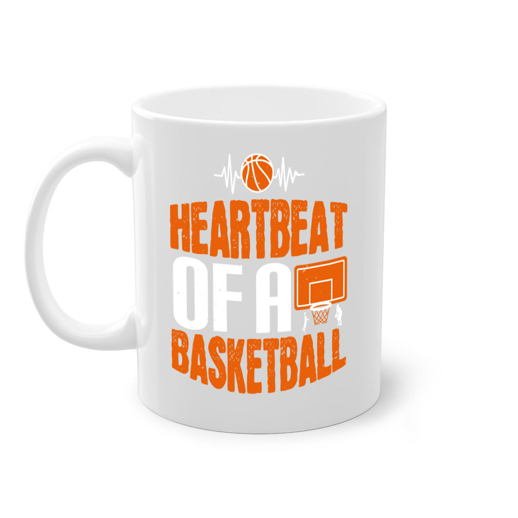 Heartbeat of a basketball 2299#- basketball-Mug / Coffee Cup