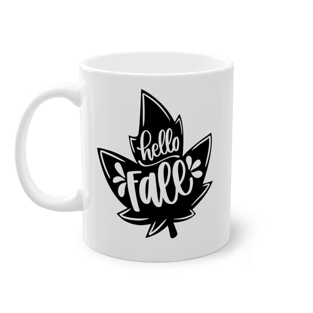 Hello Fall 494#- fall-Mug / Coffee Cup