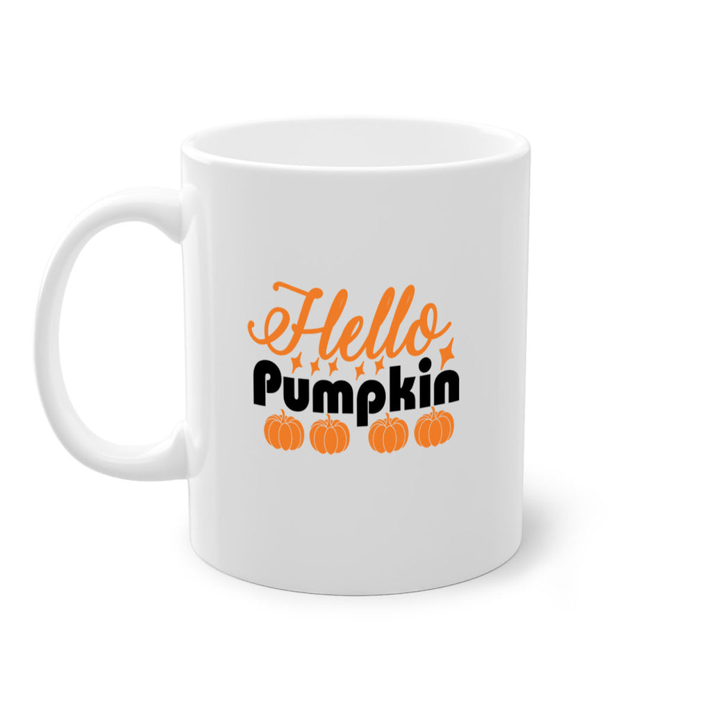 Hello Pumpkin 292#- fall-Mug / Coffee Cup