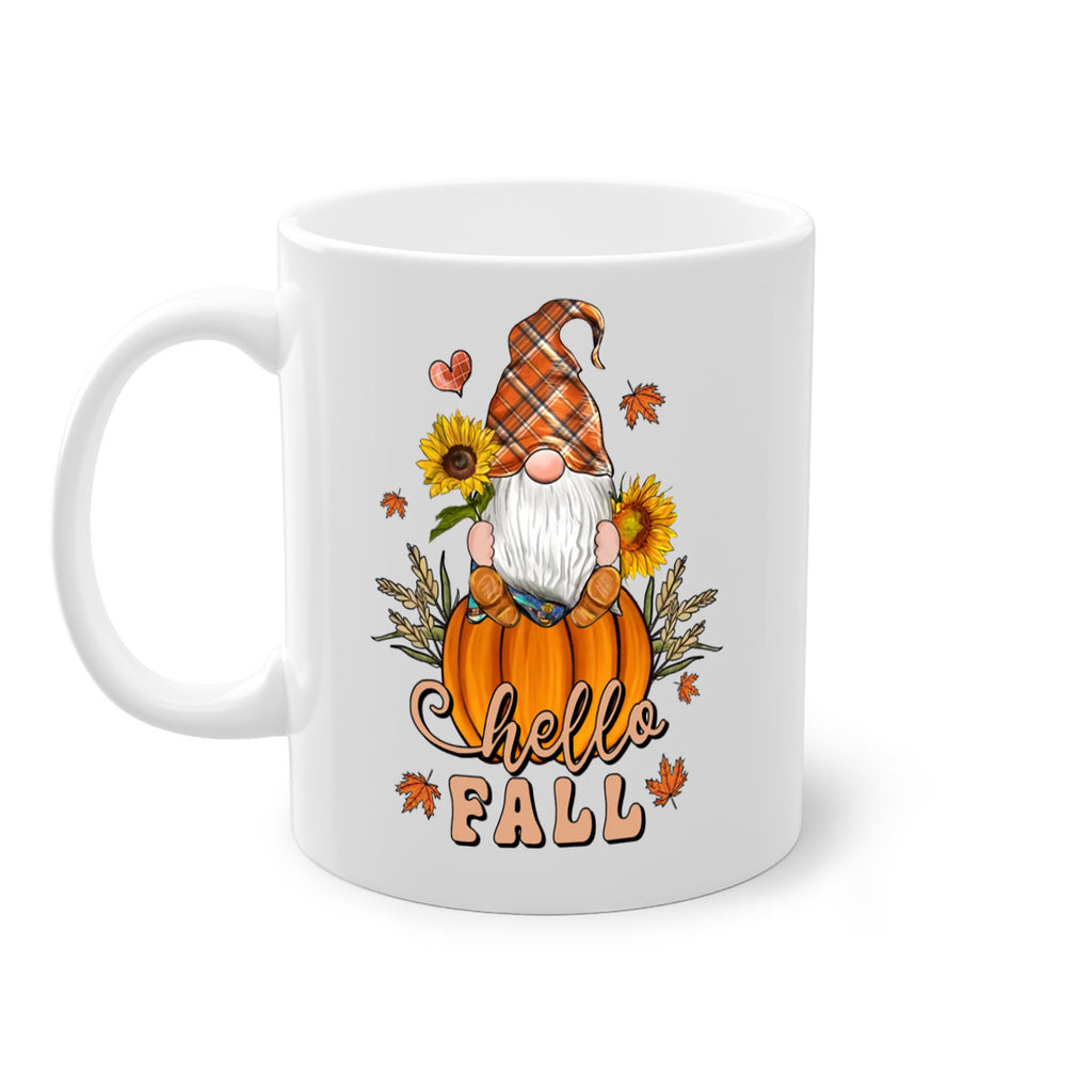 HelloFallAutumnGnome 298#- fall-Mug / Coffee Cup