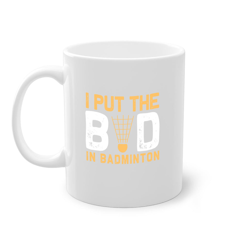 I put the 1097#- badminton-Mug / Coffee Cup