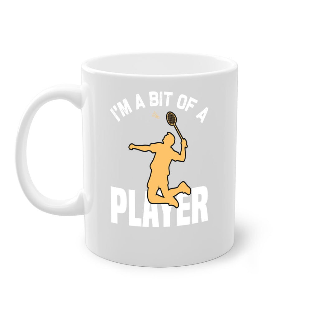 Im a bit 1071#- badminton-Mug / Coffee Cup