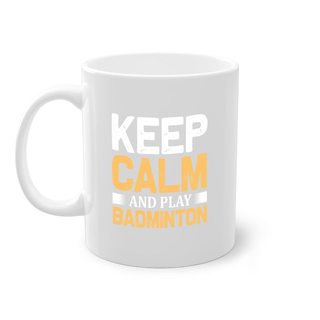 Keep calm 958#- badminton-Mug / Coffee Cup