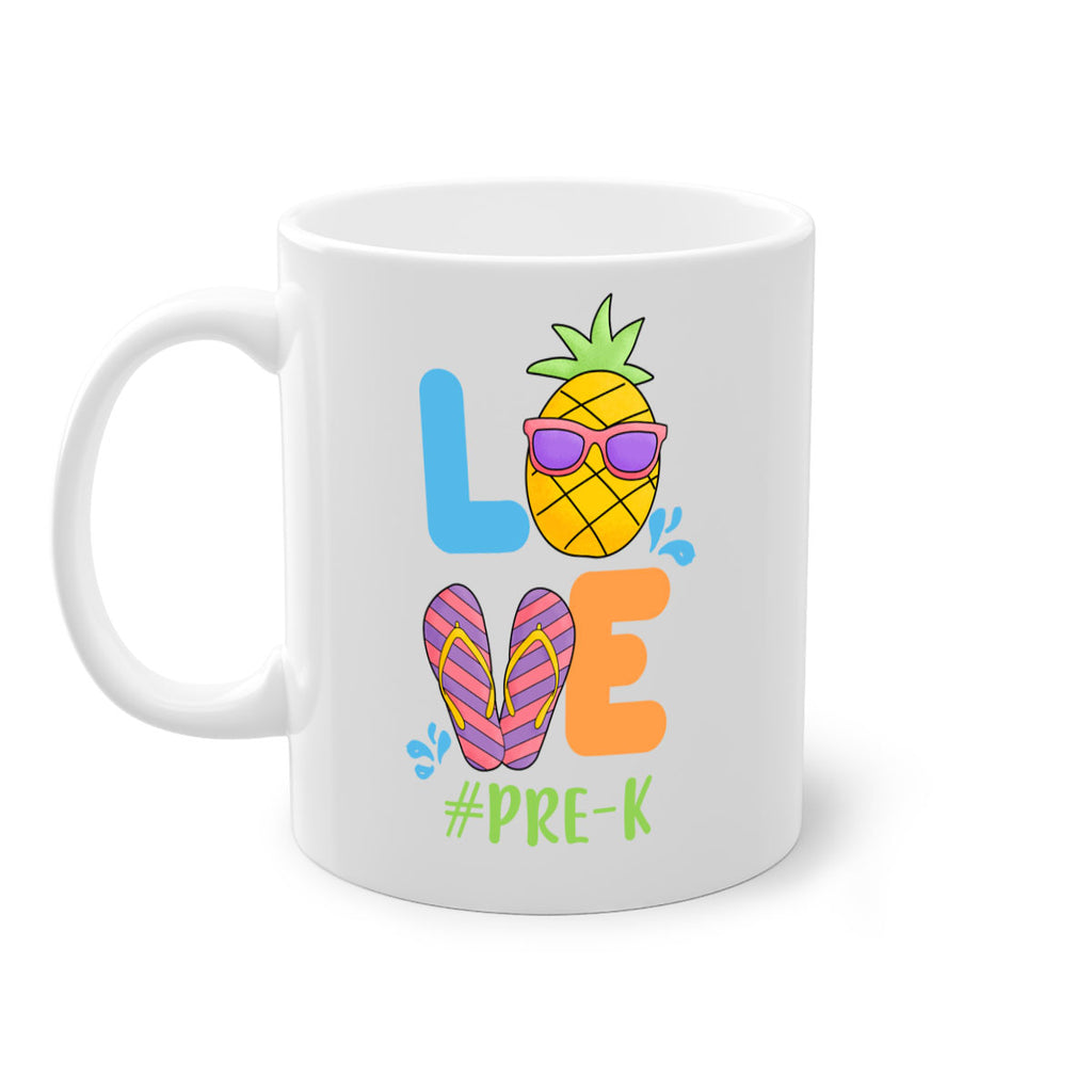 LOVE PreK Summer Pineapple 21#- preK-Mug / Coffee Cup