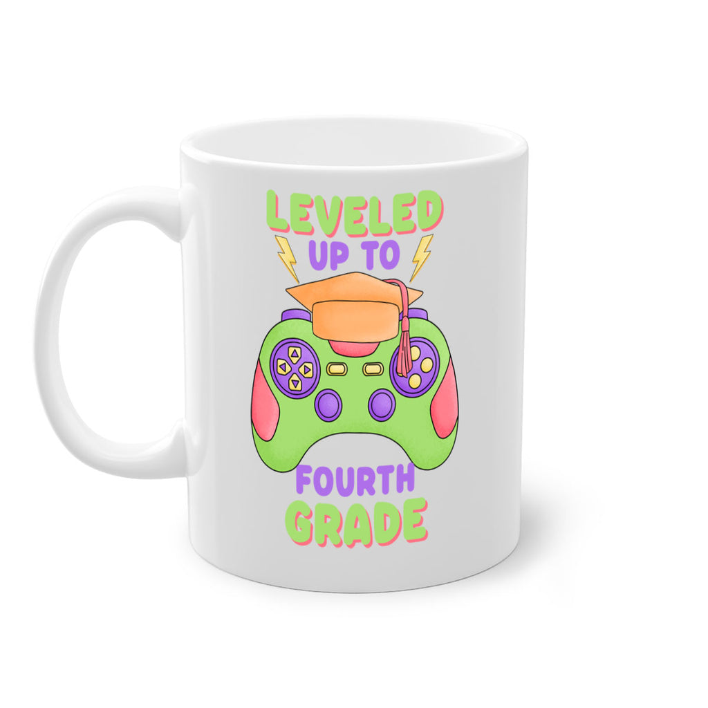 Leveled up to 4th Grade 16#- 4th grade-Mug / Coffee Cup