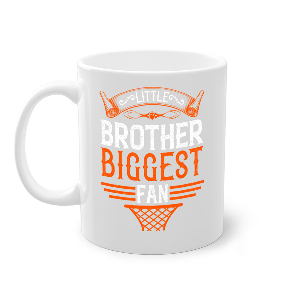 Little brother biggest fan 873#- basketball-Mug / Coffee Cup