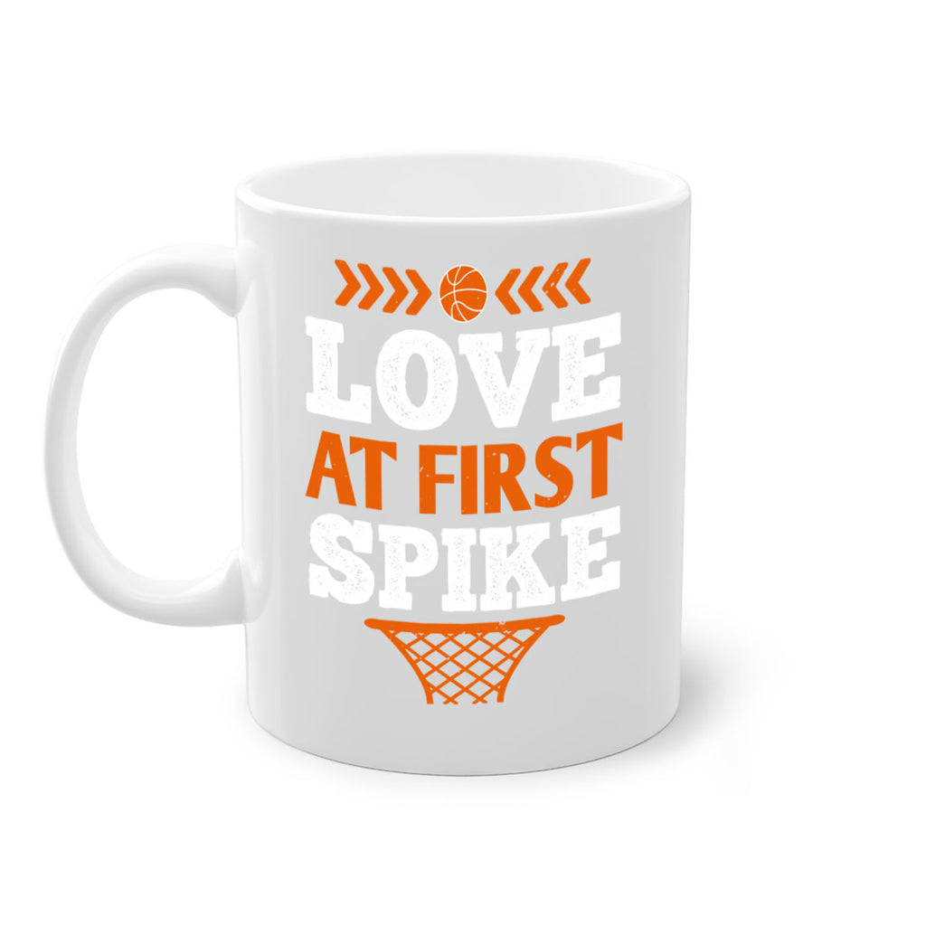 Love at first spike 736#- basketball-Mug / Coffee Cup