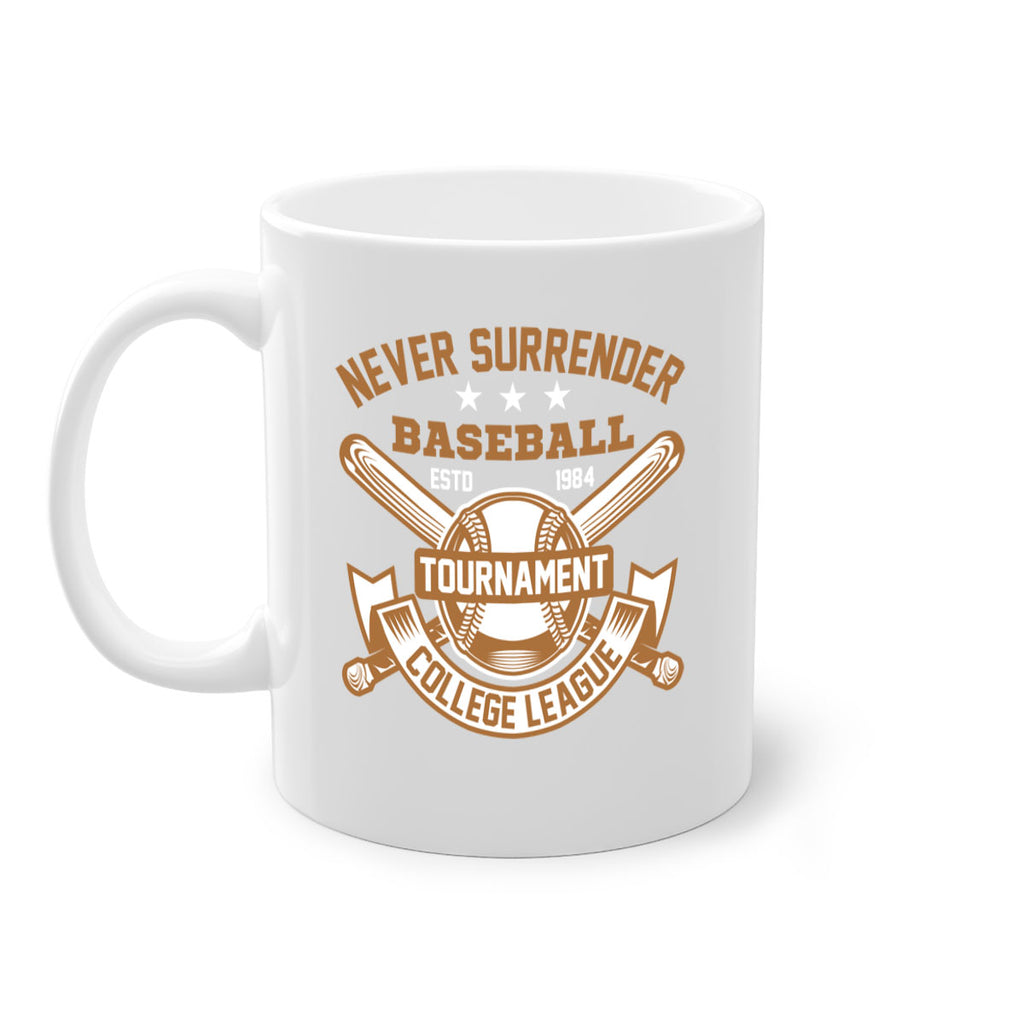 Never 624#- baseball-Mug / Coffee Cup