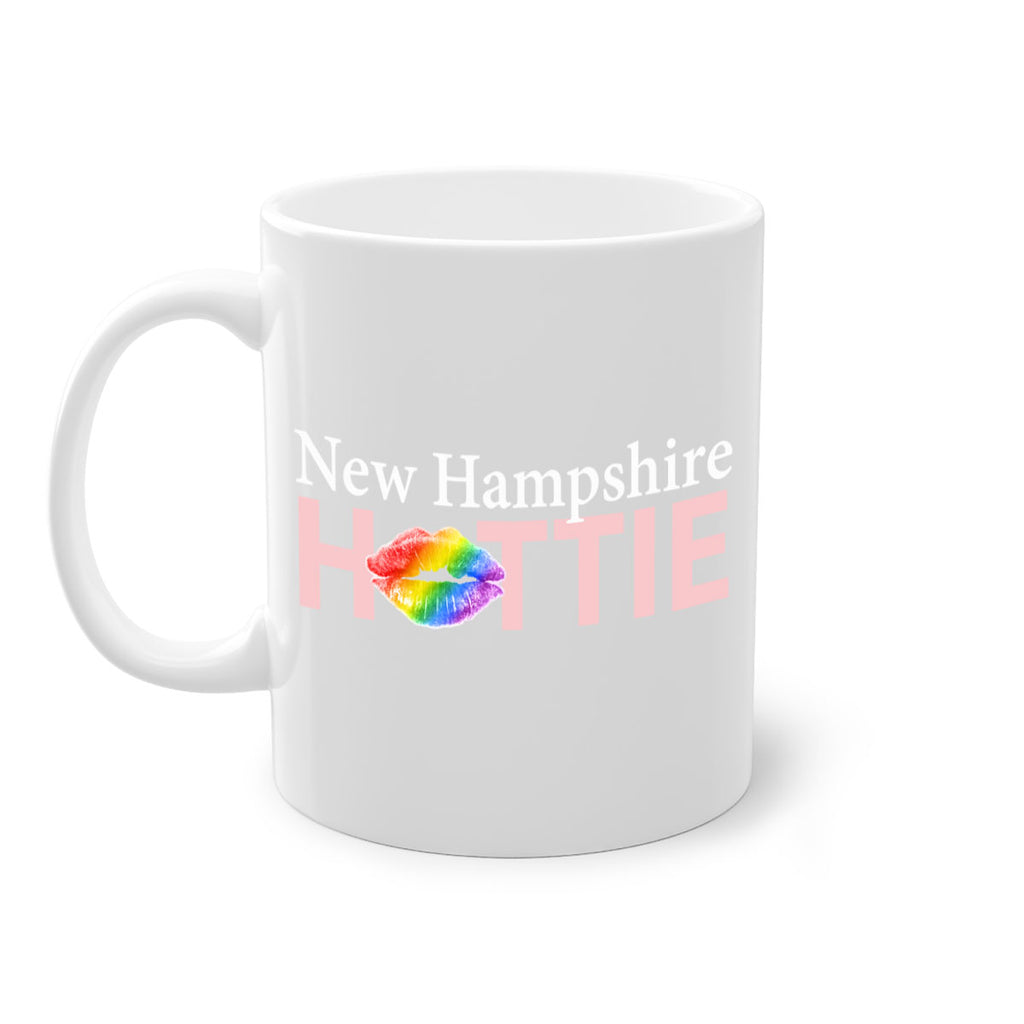 New Hampshire Hottie with rainbow lips 80#- Hottie Collection-Mug / Coffee Cup
