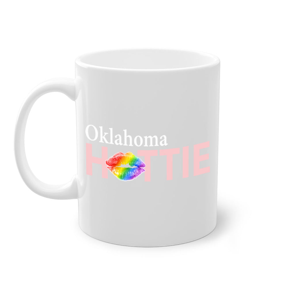 Oklahoma Hottie with rainbow lips 87#- Hottie Collection-Mug / Coffee Cup