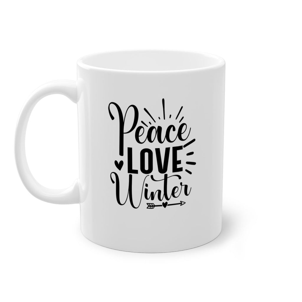 Peace Love Winter 331#- winter-Mug / Coffee Cup
