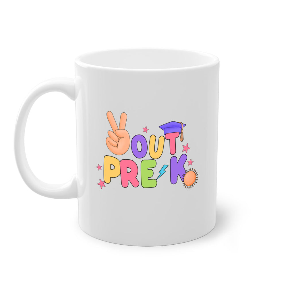 Peace Out PreK Peace Hand 22#- preK-Mug / Coffee Cup