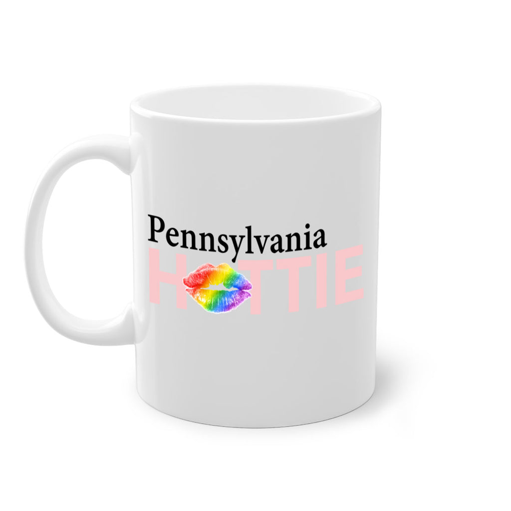 Pennsylvania Hottie with rainbow lips 38#- Hottie Collection-Mug / Coffee Cup