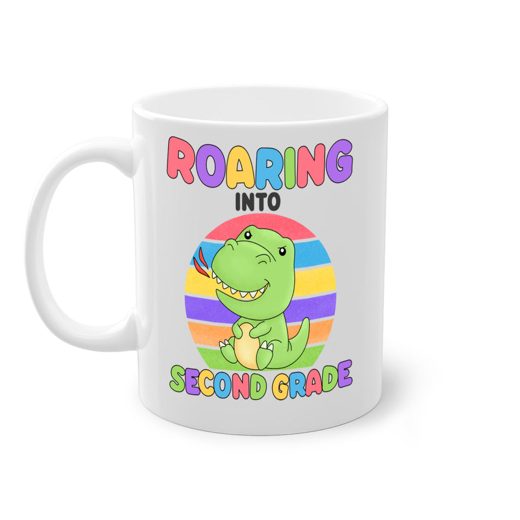 Roaring to 2nd Grade Trex 23#- second grade-Mug / Coffee Cup