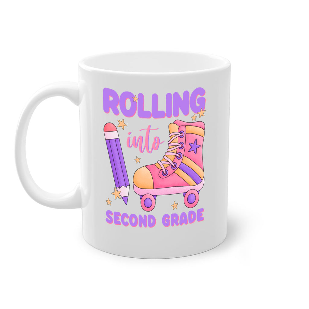 Rolling into 2nd Grade 24#- second grade-Mug / Coffee Cup