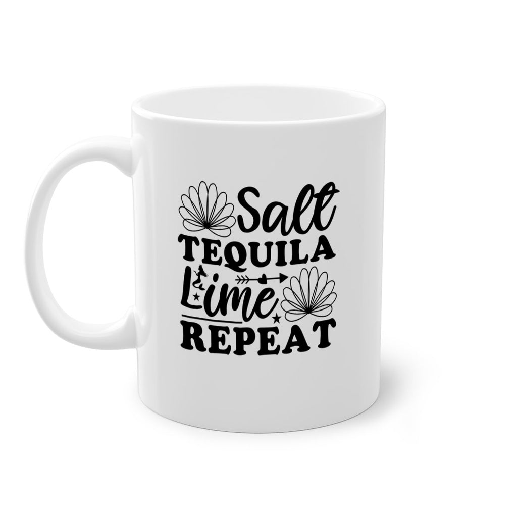 Salt Tequila Lime Repeat 557#- mermaid-Mug / Coffee Cup