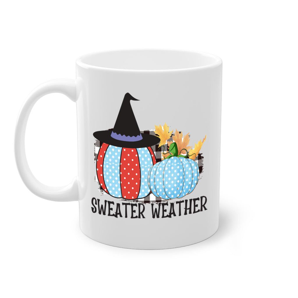 Sweater Weather Pumpkin Gnome 586#- fall-Mug / Coffee Cup