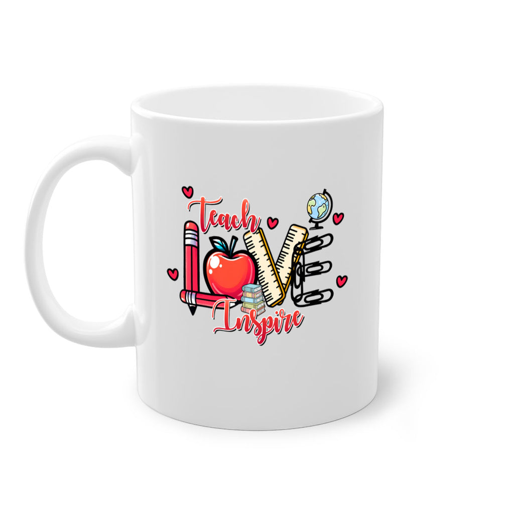 Teach Inspire Valentine 16#- teacher-Mug / Coffee Cup