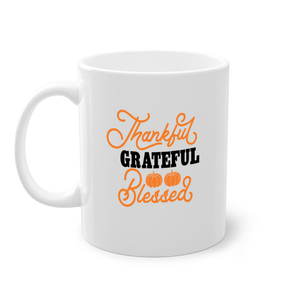 Thankful Grateful Blessed 604#- fall-Mug / Coffee Cup