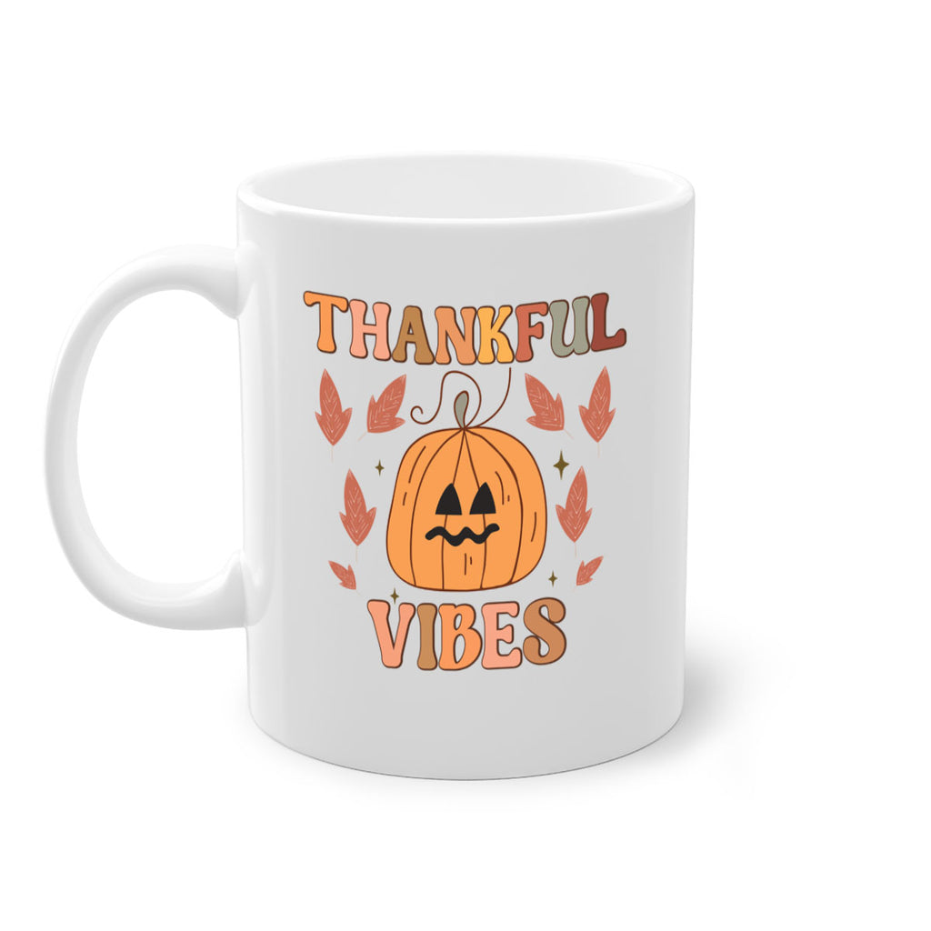 Thankful Vibes 607#- fall-Mug / Coffee Cup