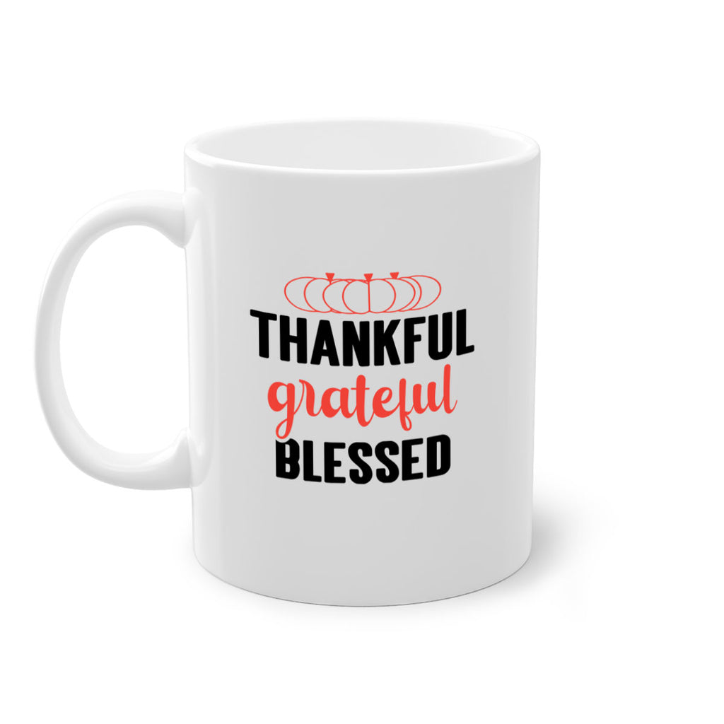 Thankful grateful blessed 603#- fall-Mug / Coffee Cup