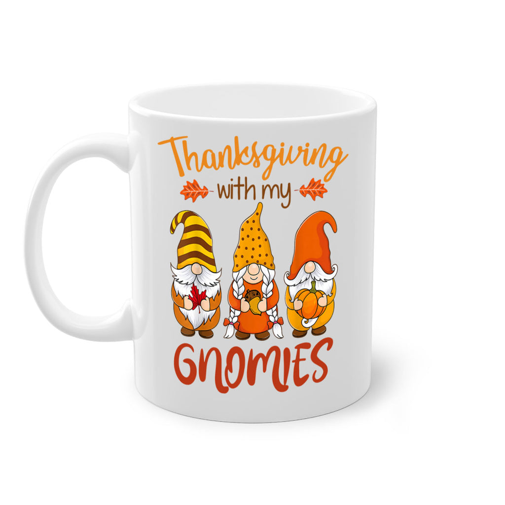 ThanksgivingWithGnomiesFall 610#- fall-Mug / Coffee Cup