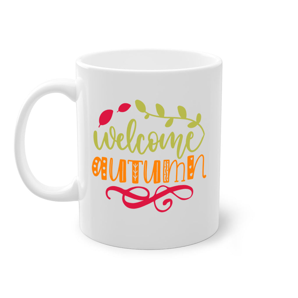 Welcome Autumn 629#- fall-Mug / Coffee Cup