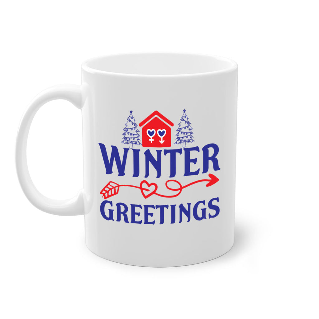 Winter Greetings 551#- winter-Mug / Coffee Cup