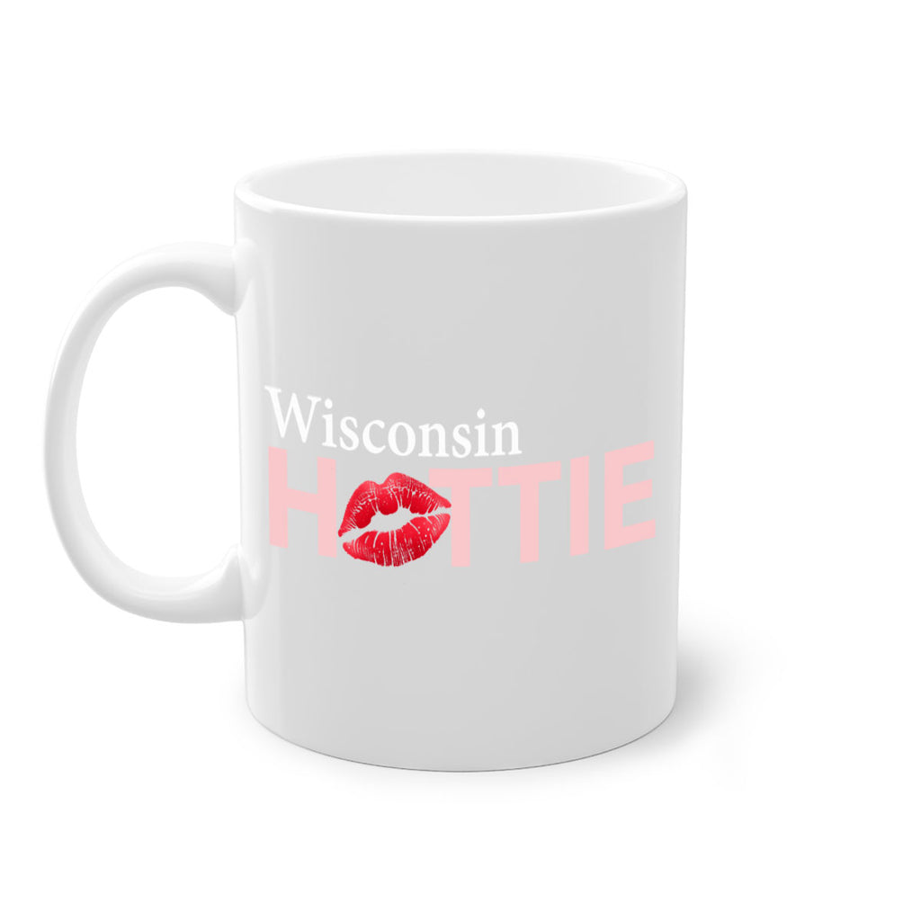 Wisconsin Hottie With Red Lips 103#- Hottie Collection-Mug / Coffee Cup