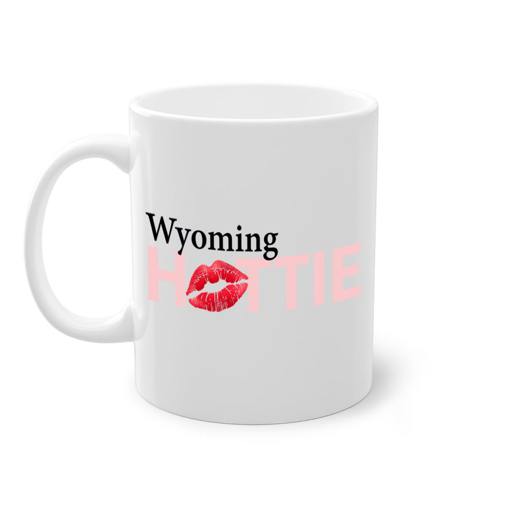 Wyoming Hottie With Red Lips 50#- Hottie Collection-Mug / Coffee Cup
