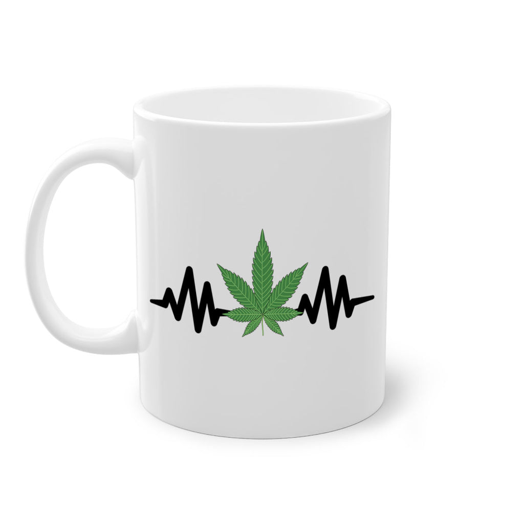 cannabis heartbeat 46#- marijuana-Mug / Coffee Cup