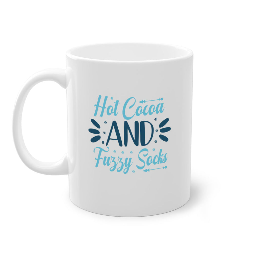 hot cocoa and fuzzy socks 208#- winter-Mug / Coffee Cup