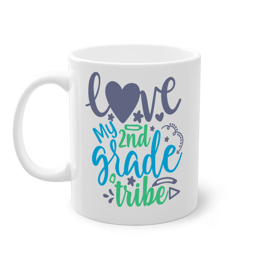 love my 2nd grade tribe 9#- second grade-Mug / Coffee Cup