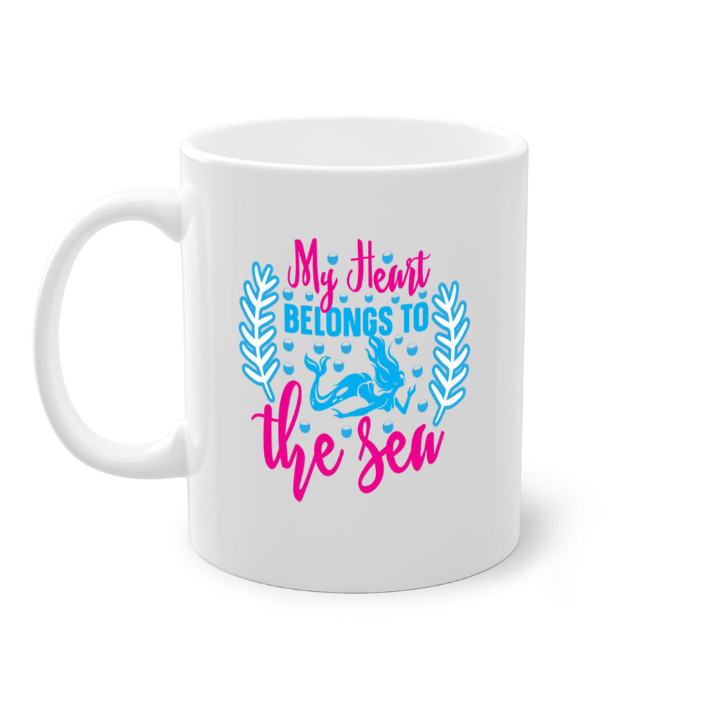 my heart belongs to the sea 516#- mermaid-Mug / Coffee Cup