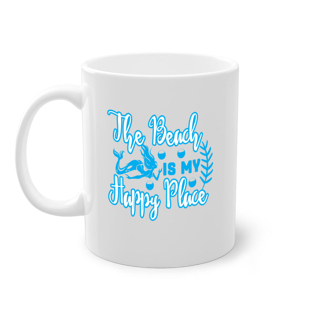 the beach is my happy place 627#- mermaid-Mug / Coffee Cup
