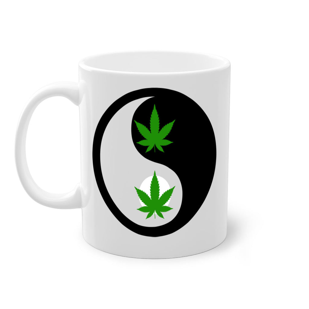 yin and yang weed 311#- marijuana-Mug / Coffee Cup