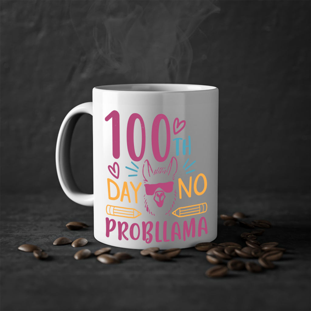 100th day no probllama 37#- 100 days-Mug / Coffee Cup