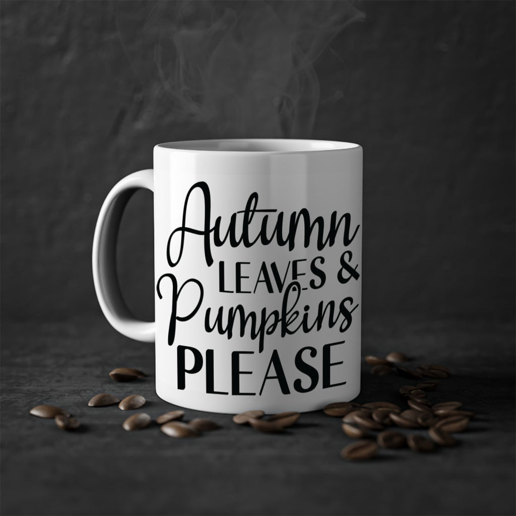 Autumn Leaves And Pumpkins Please 28#- fall-Mug / Coffee Cup