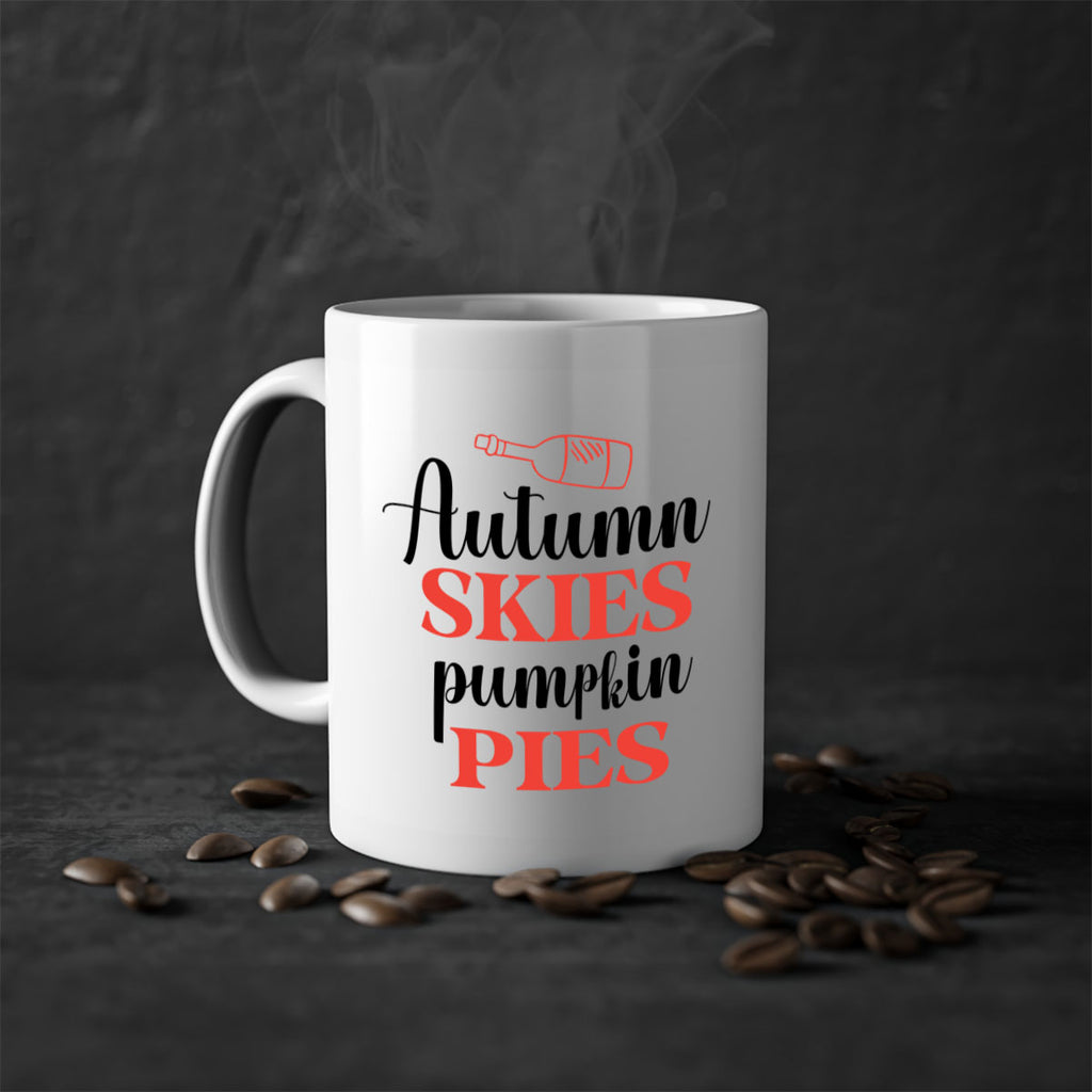 Autumn skies pumpkin pies 31#- fall-Mug / Coffee Cup
