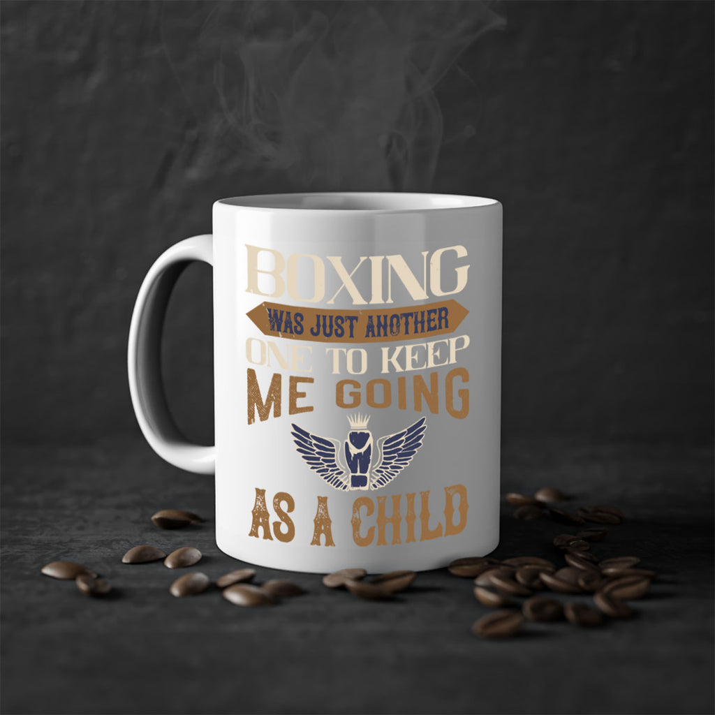 Boxing was just another one to keep me going as a child 2312#- boxing-Mug / Coffee Cup
