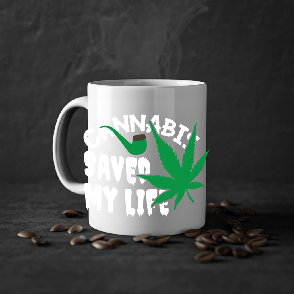 Cannabis saved my life 53#- marijuana-Mug / Coffee Cup
