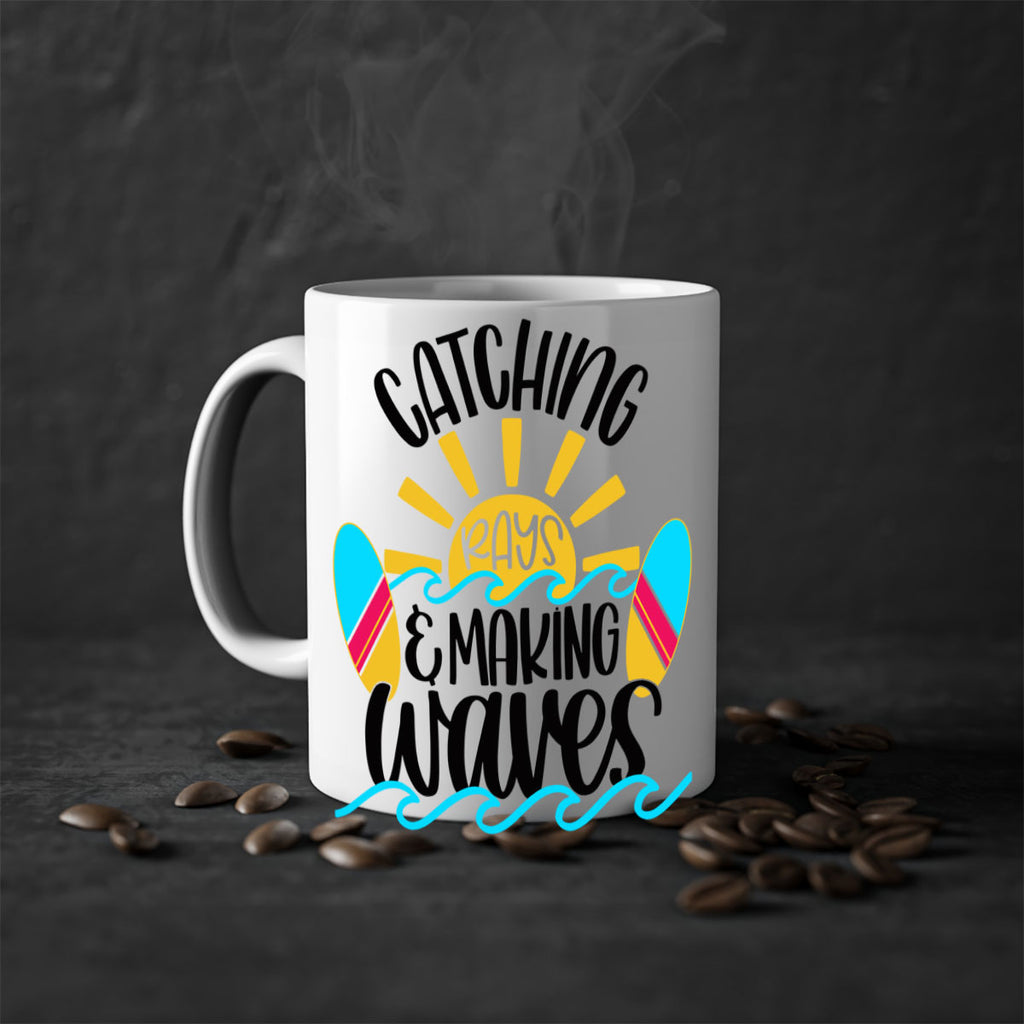 Catching Rays Making Waves Style 49#- Summer-Mug / Coffee Cup