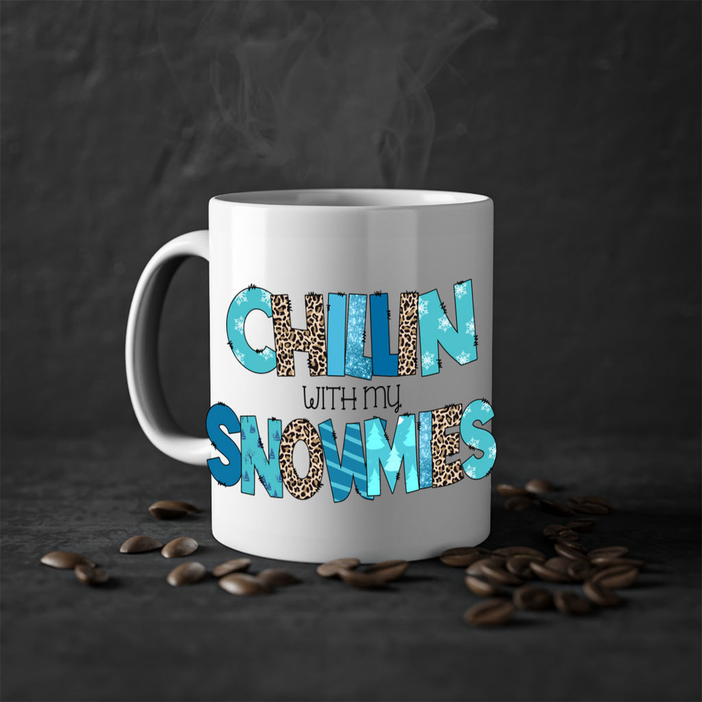 Chillin with my snowmies 43#- winter-Mug / Coffee Cup