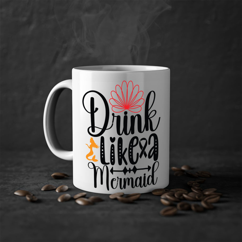 Drink Like a Mermaid 151#- mermaid-Mug / Coffee Cup
