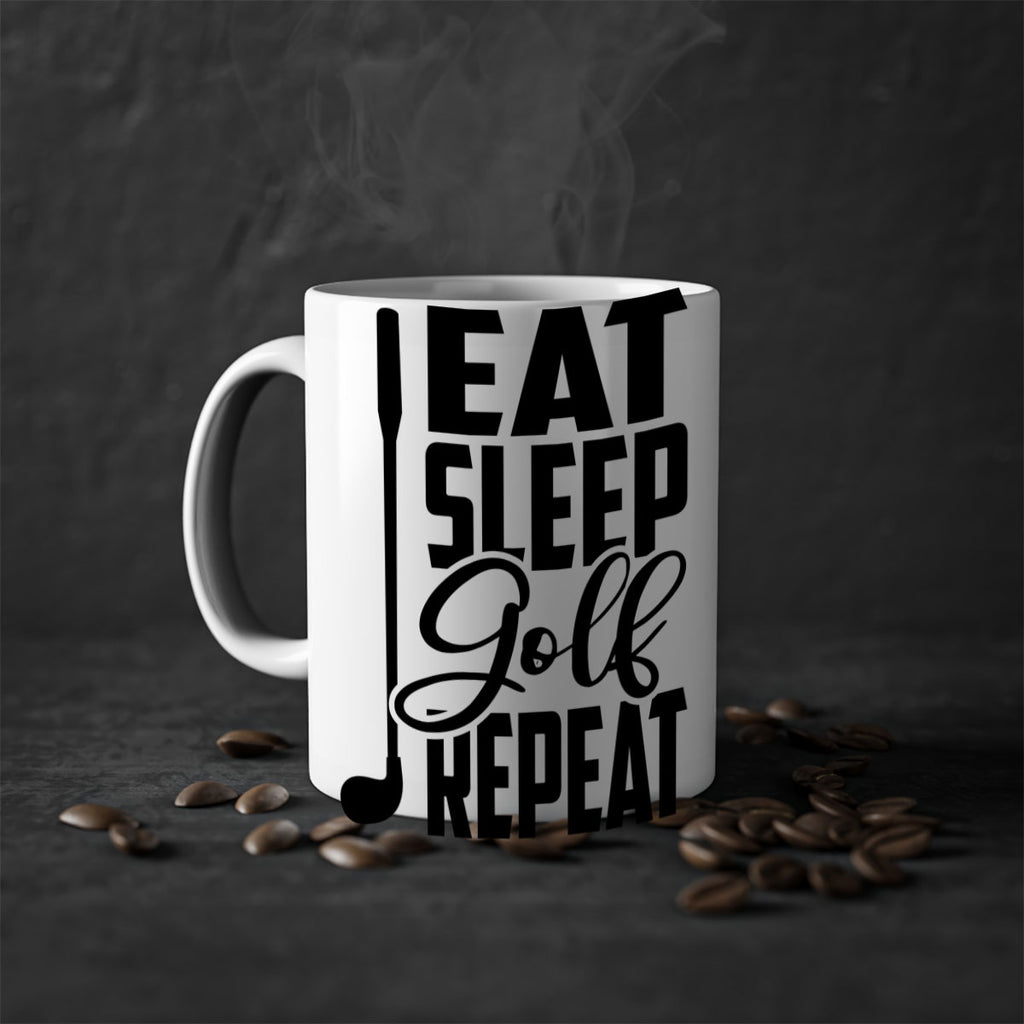 Eat Sleep Golf Repeat 1312#- golf-Mug / Coffee Cup