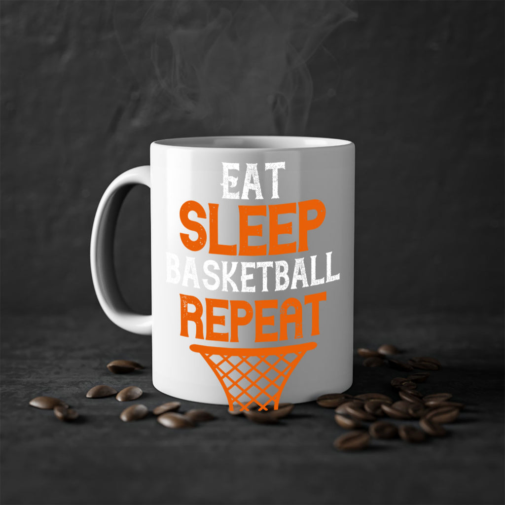 Eat more sleep basketball repeat 2350#- basketball-Mug / Coffee Cup