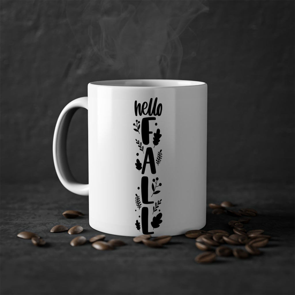 Hello Fall 495#- fall-Mug / Coffee Cup